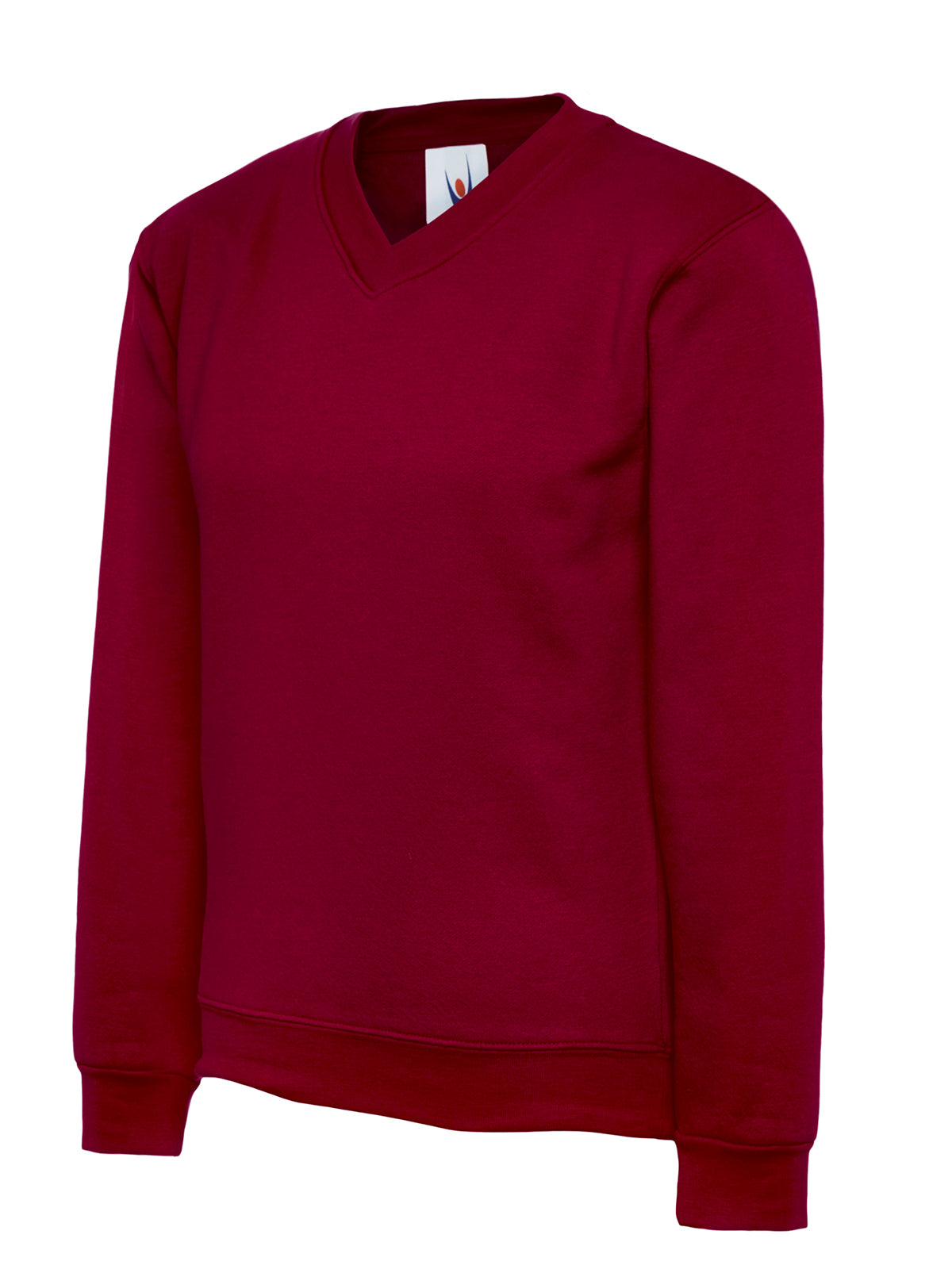 Childrens Classic V-Neck Sweatshirt - Maroon