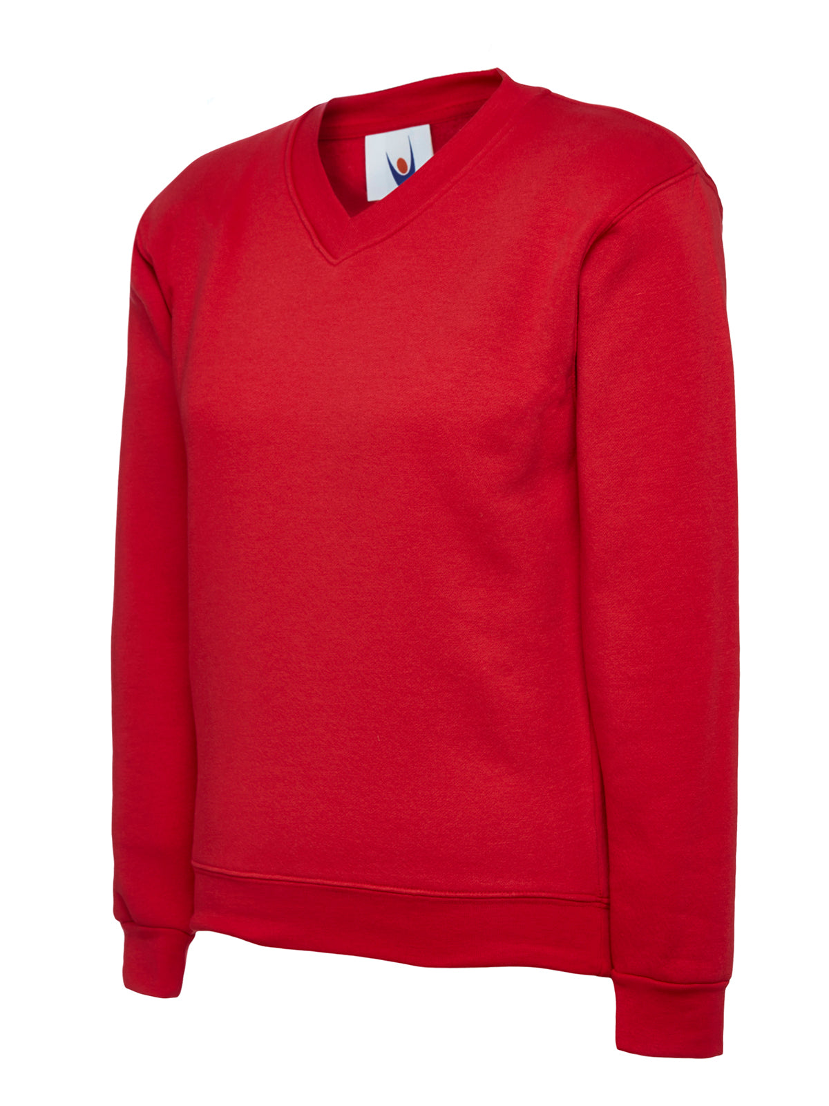 Childrens Classic V-Neck Sweatshirt - Red