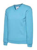 Childrens Classic V-Neck Sweatshirt - Sky