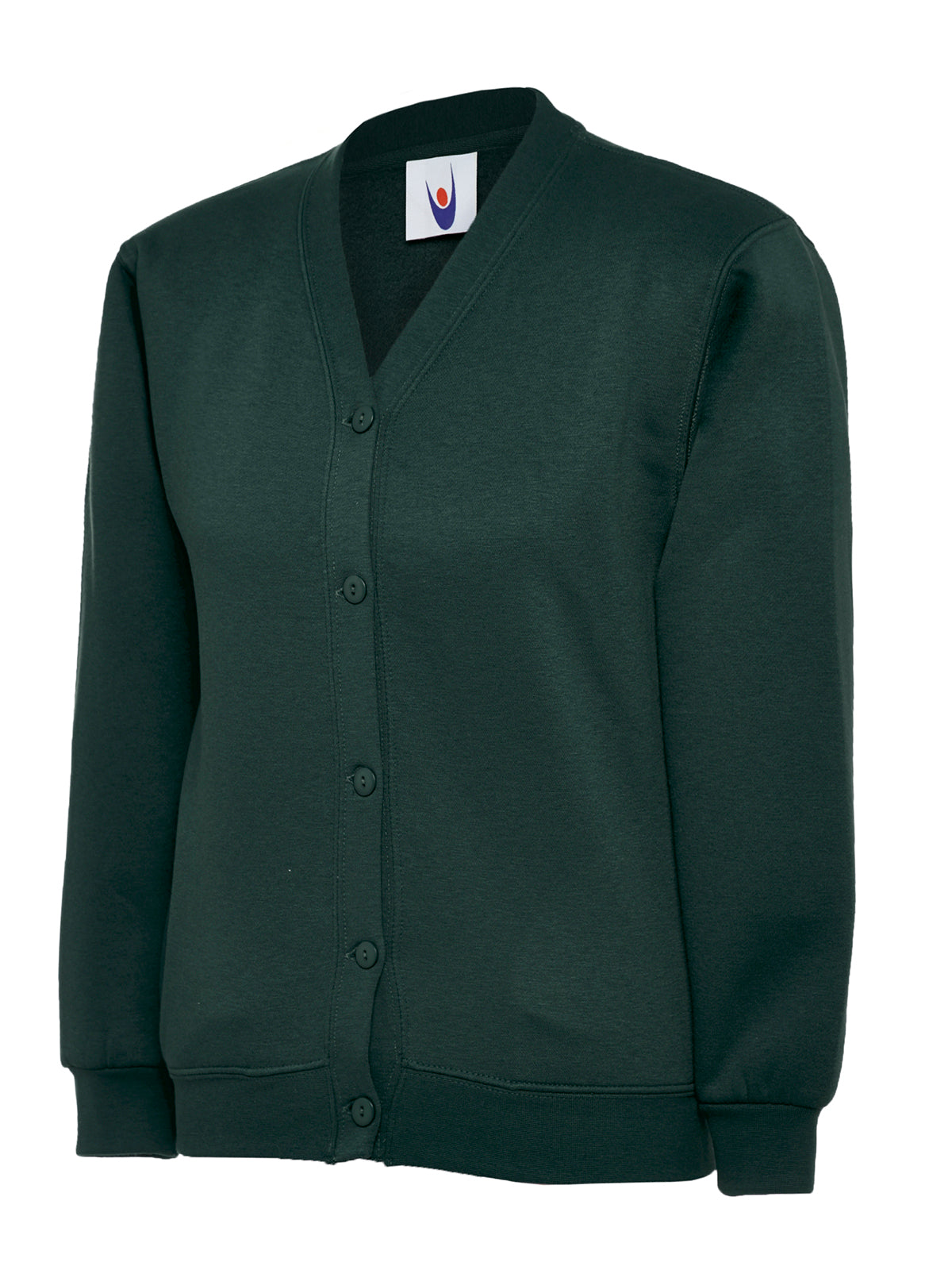 Childrens Classic Cardigan - Bottle Green