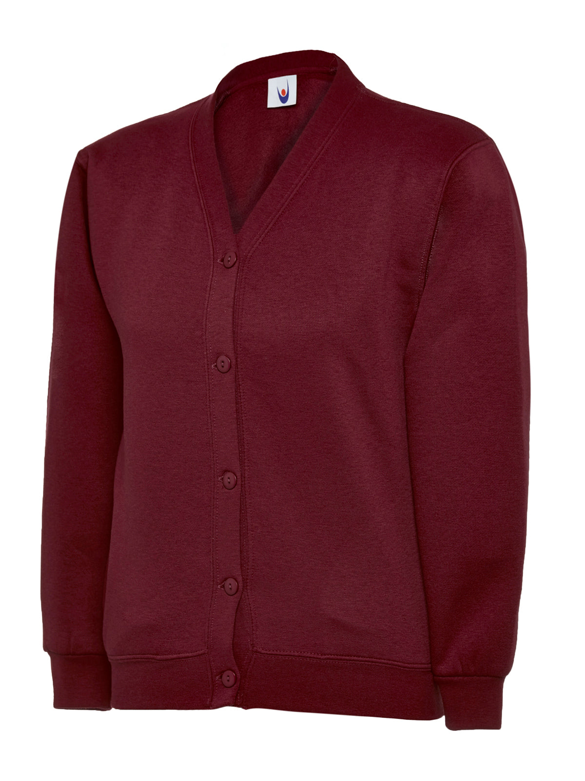 Childrens Classic Cardigan - Maroon