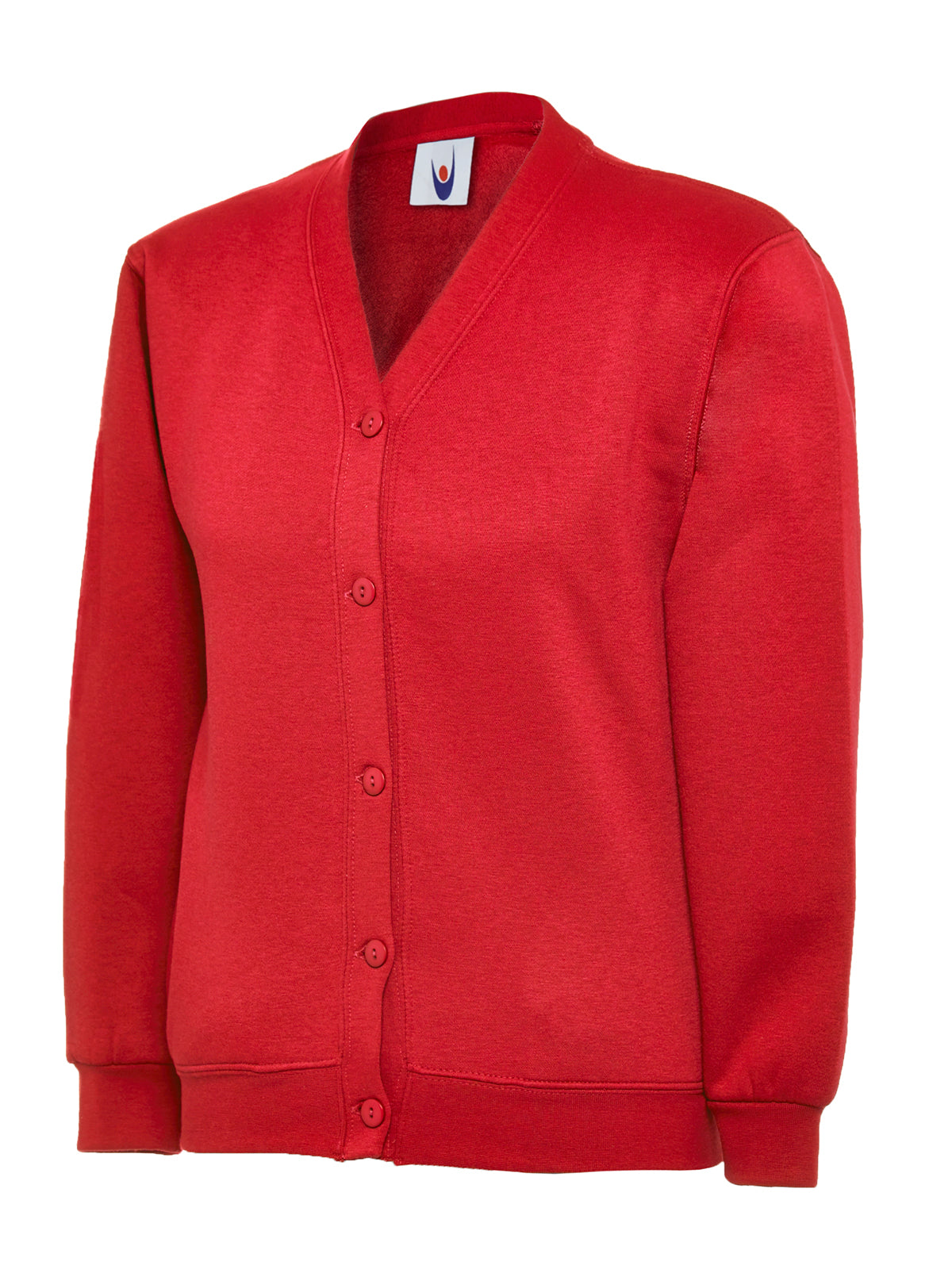 Childrens Classic Cardigan - Red
