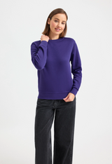 Ladies Deluxe Crew Neck Sweatshirt - Black
