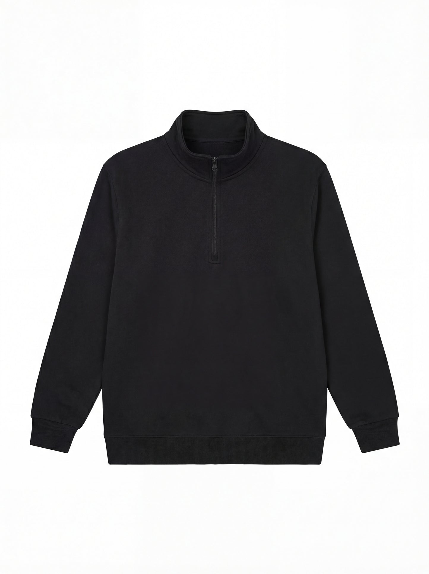 Quarter Zip Sweatshirt - Black