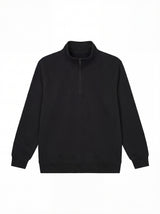 Quarter Zip Sweatshirt - Black