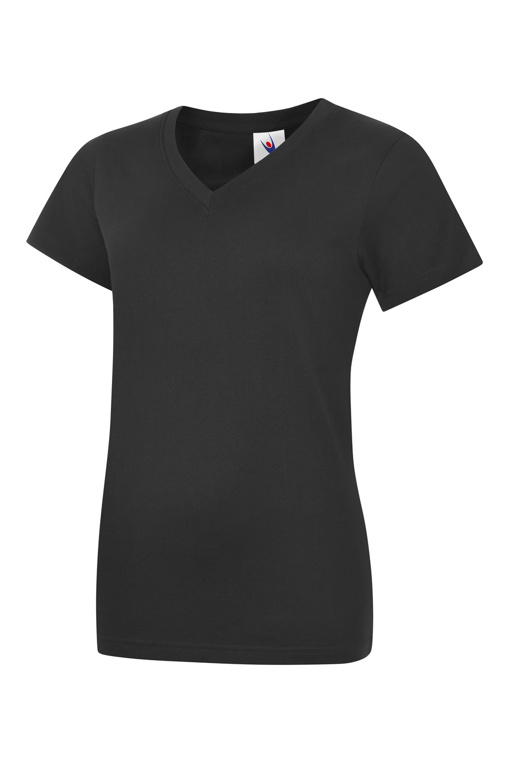 Ladies Classic V-Neck T-Shirt - Black