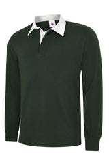 Classic Rugby Shirt - Bottle Green