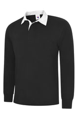 Classic Rugby Shirt - Black