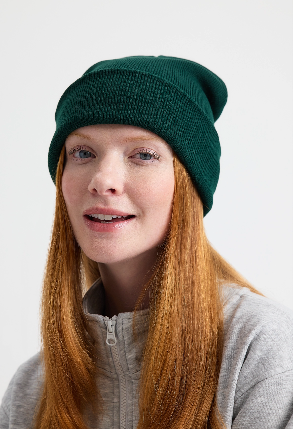 Heavyweight Cuffed Beanie - Bottle Green