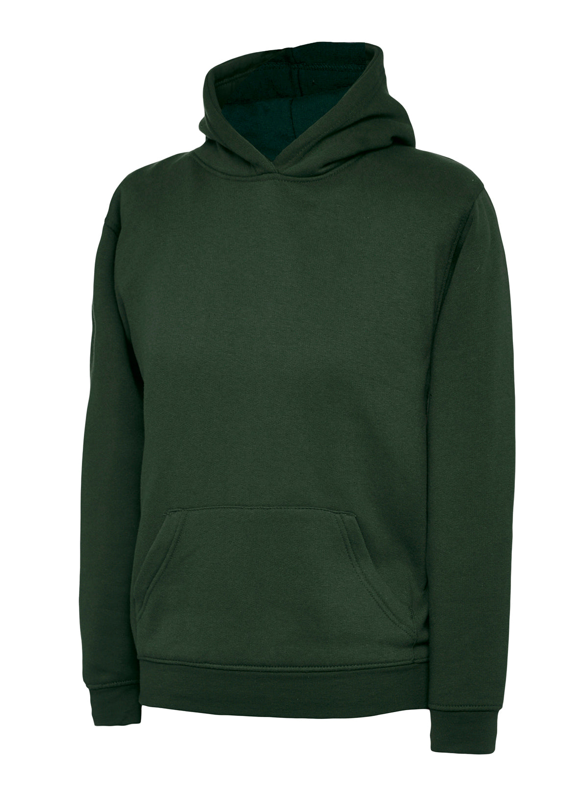 Childrens Classic Hooded Sweatshirt - Bottle Green