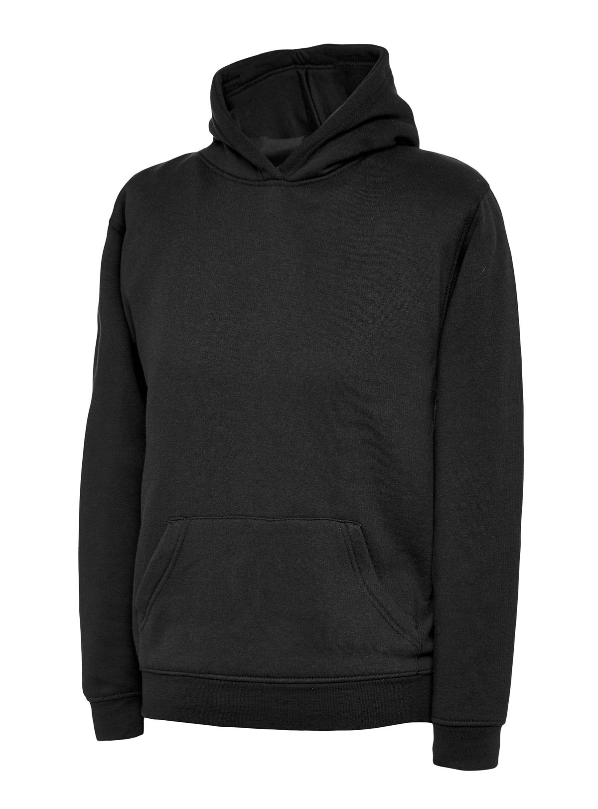Childrens Classic Hooded Sweatshirt - Black