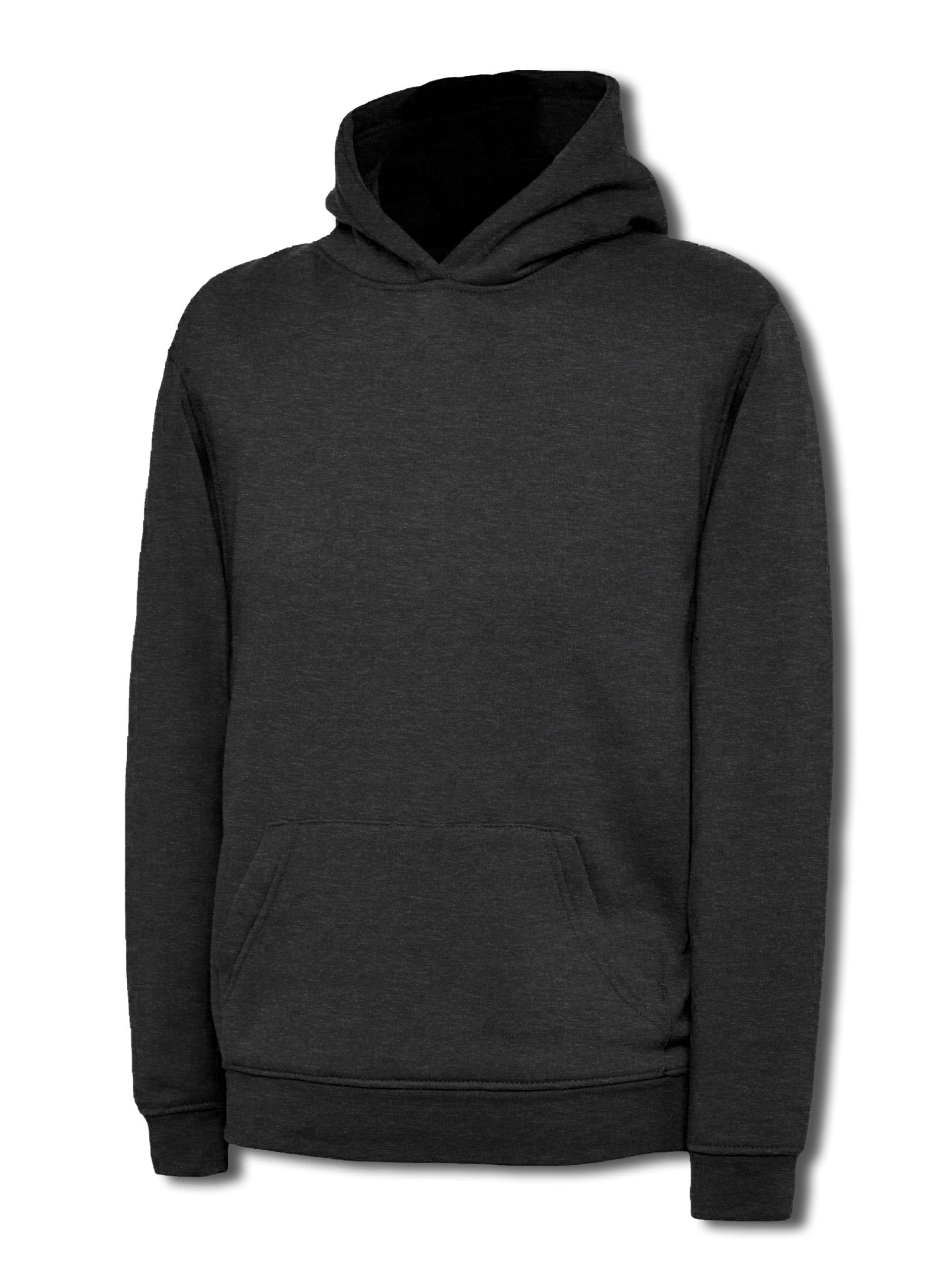 Childrens Classic Hooded Sweatshirt - Charcoal