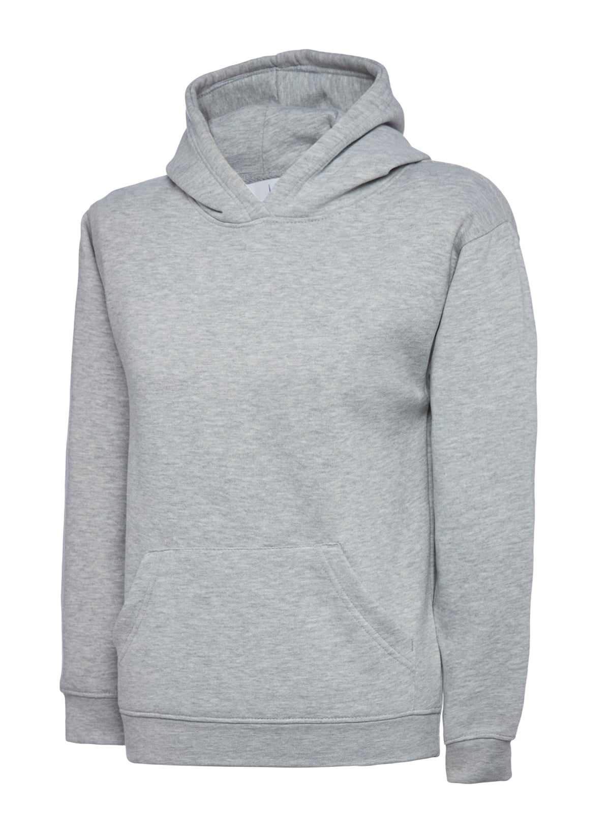 Childrens Classic Hooded Sweatshirt - Heather Grey