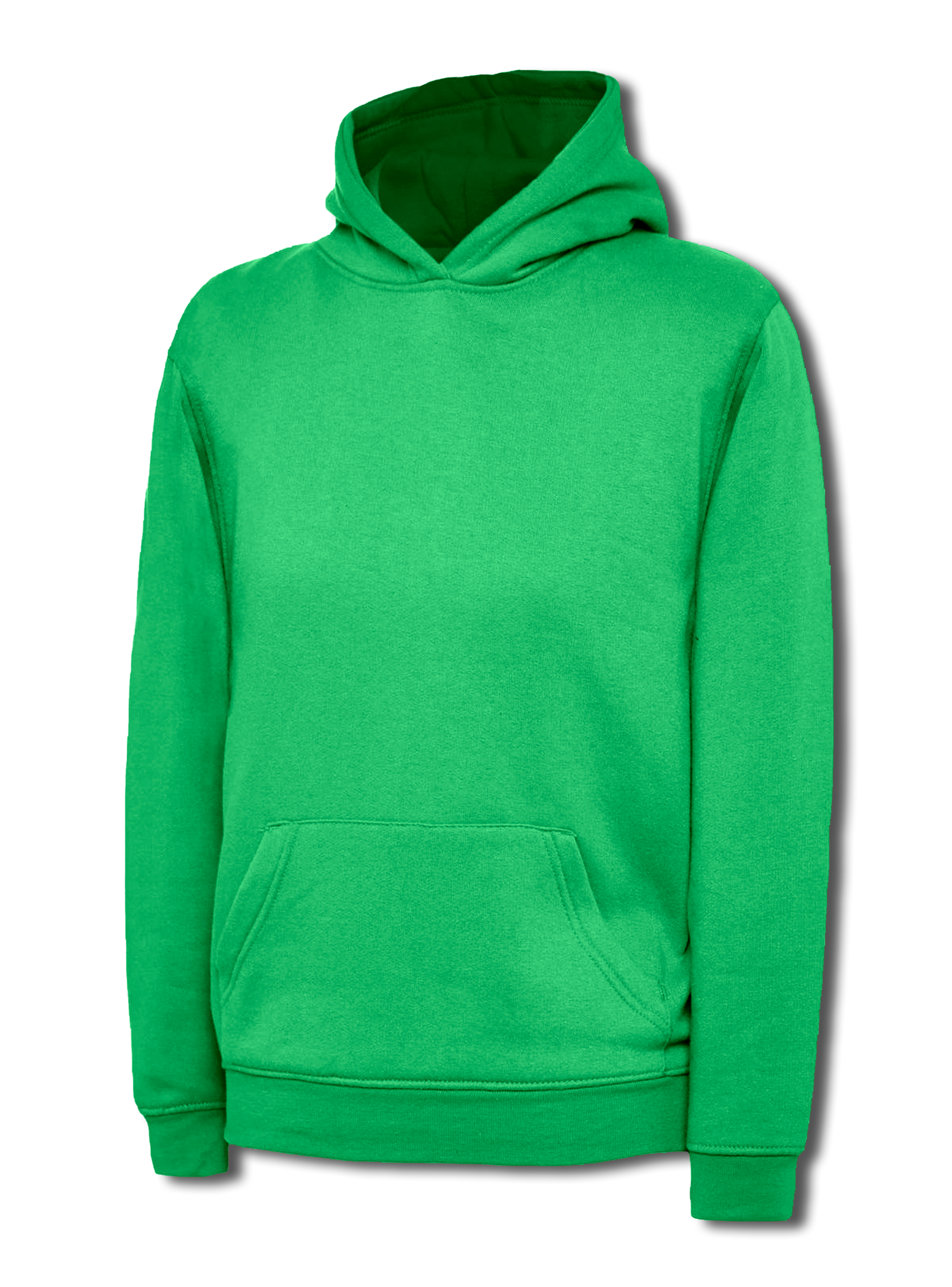 Childrens Classic Hooded Sweatshirt - Kelly Green