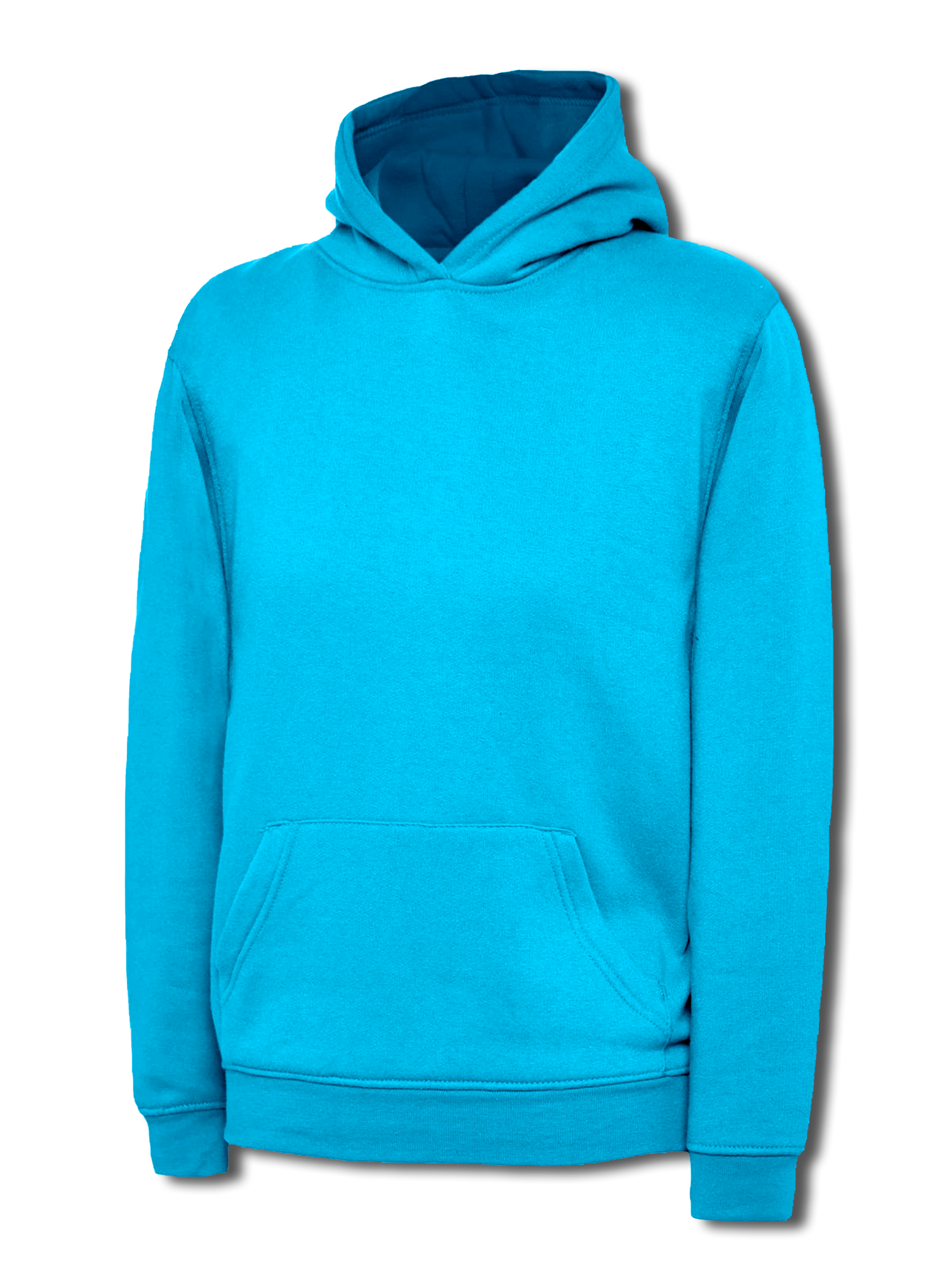 Childrens Classic Hooded Sweatshirt - Sapphire Blue