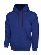 Contrast Hooded Sweatshirt - Royal/Navy