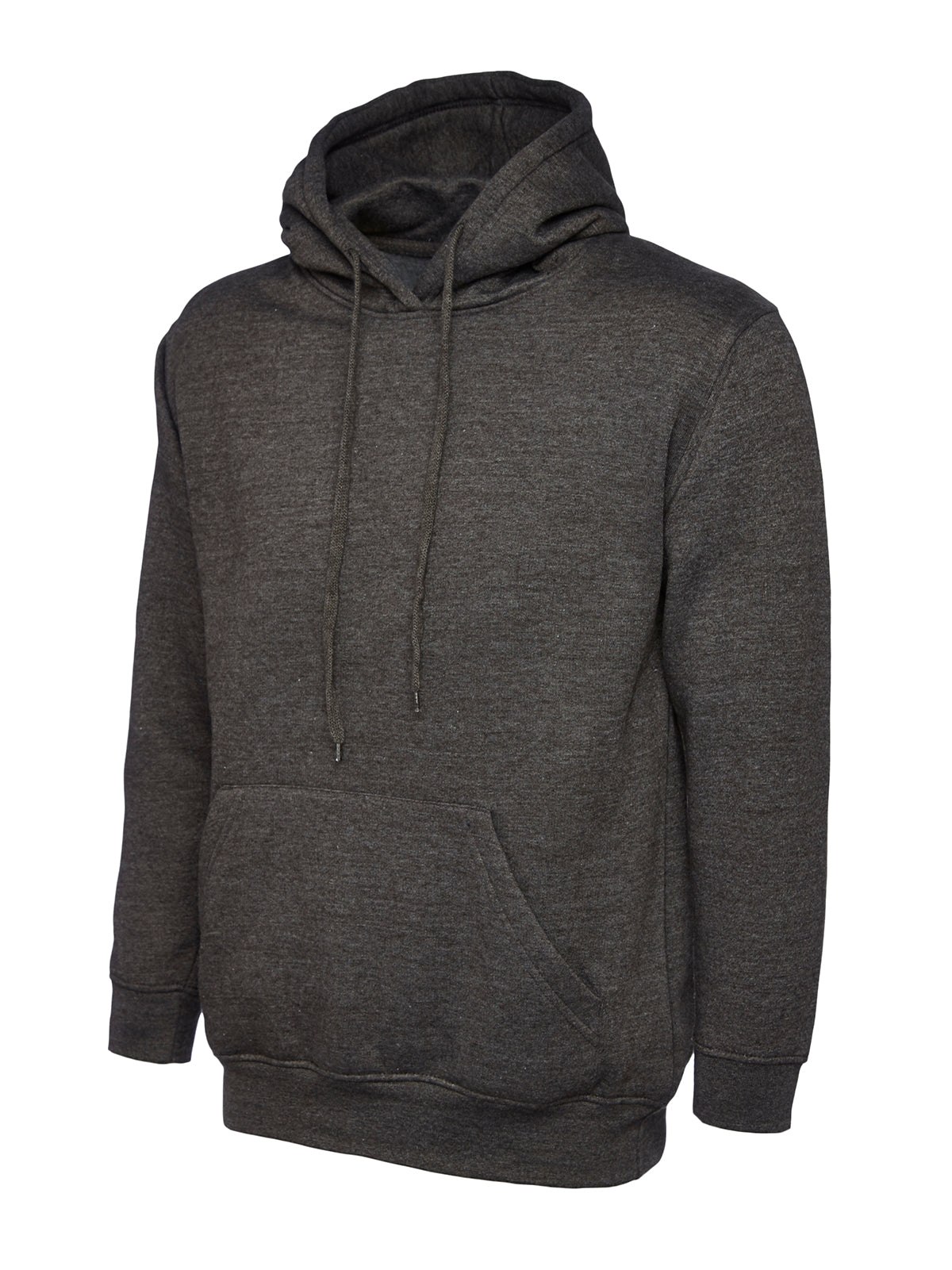 Ladies Deluxe Hooded Sweatshirt - Charcoal