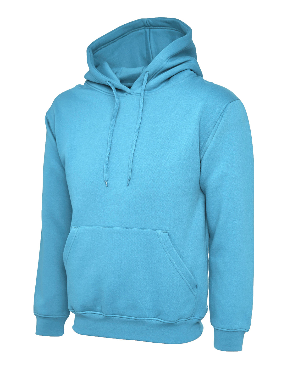 Ladies Deluxe Hooded Sweatshirt - Sky