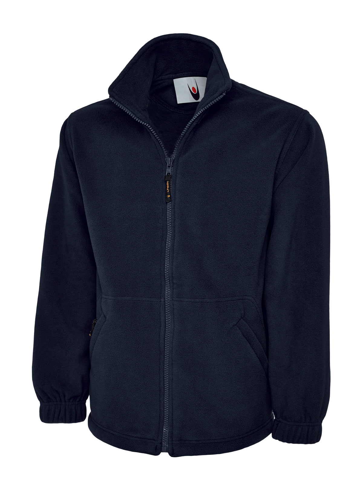 Heavyweight Full Zip Fleece Jacket - Navy