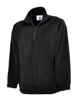 Classic 1/4 Zip Fleece Jacket - Black