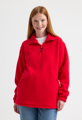 Classic 1/4 Zip Fleece Jacket - Bottle Green