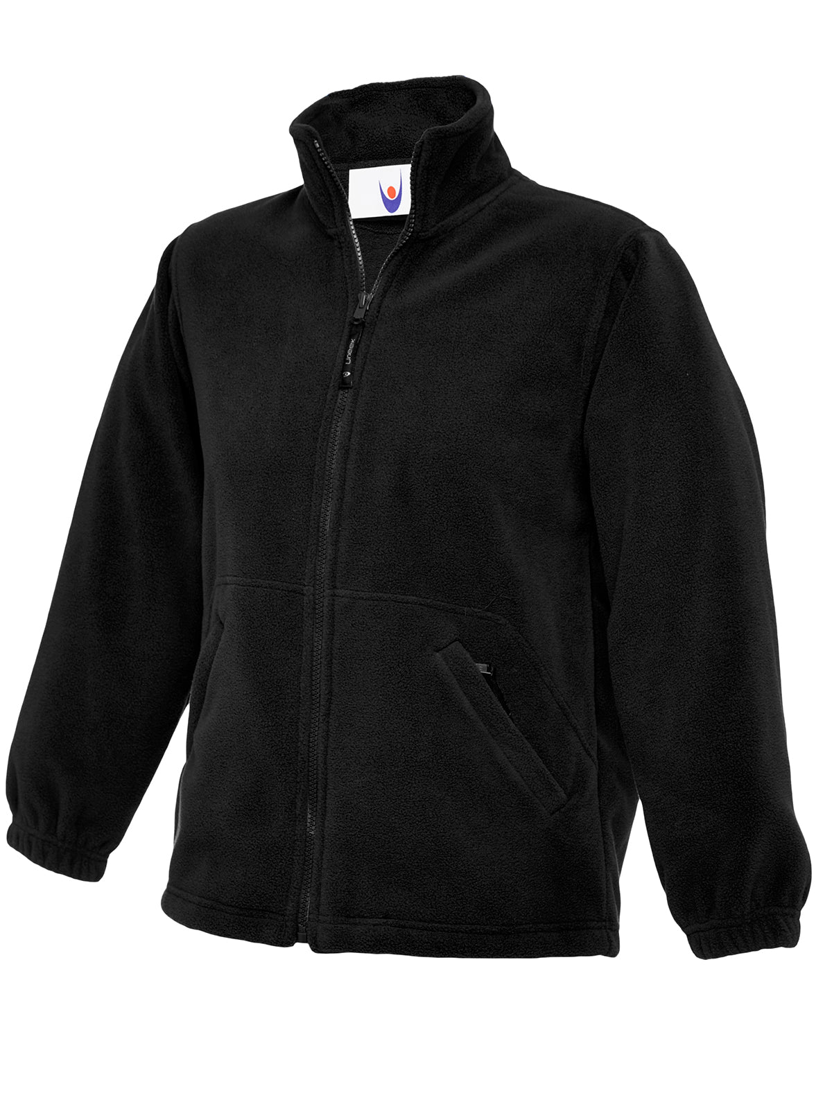 Childrens Classic Full Zip Fleece Jacket - Black