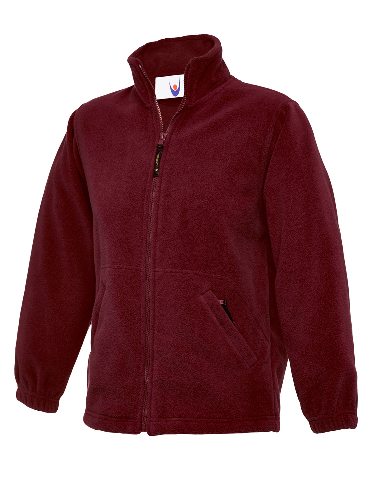 Childrens Classic Full Zip Fleece Jacket - Maroon