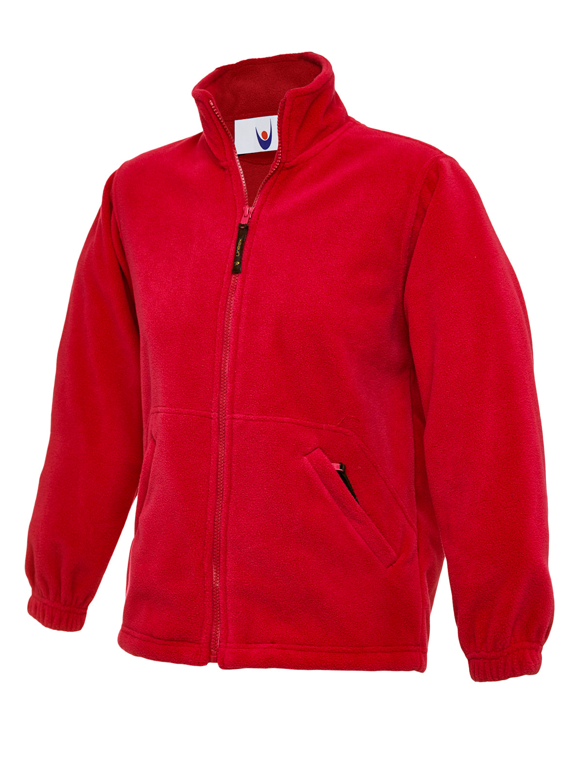 Childrens Classic Full Zip Fleece Jacket - Red