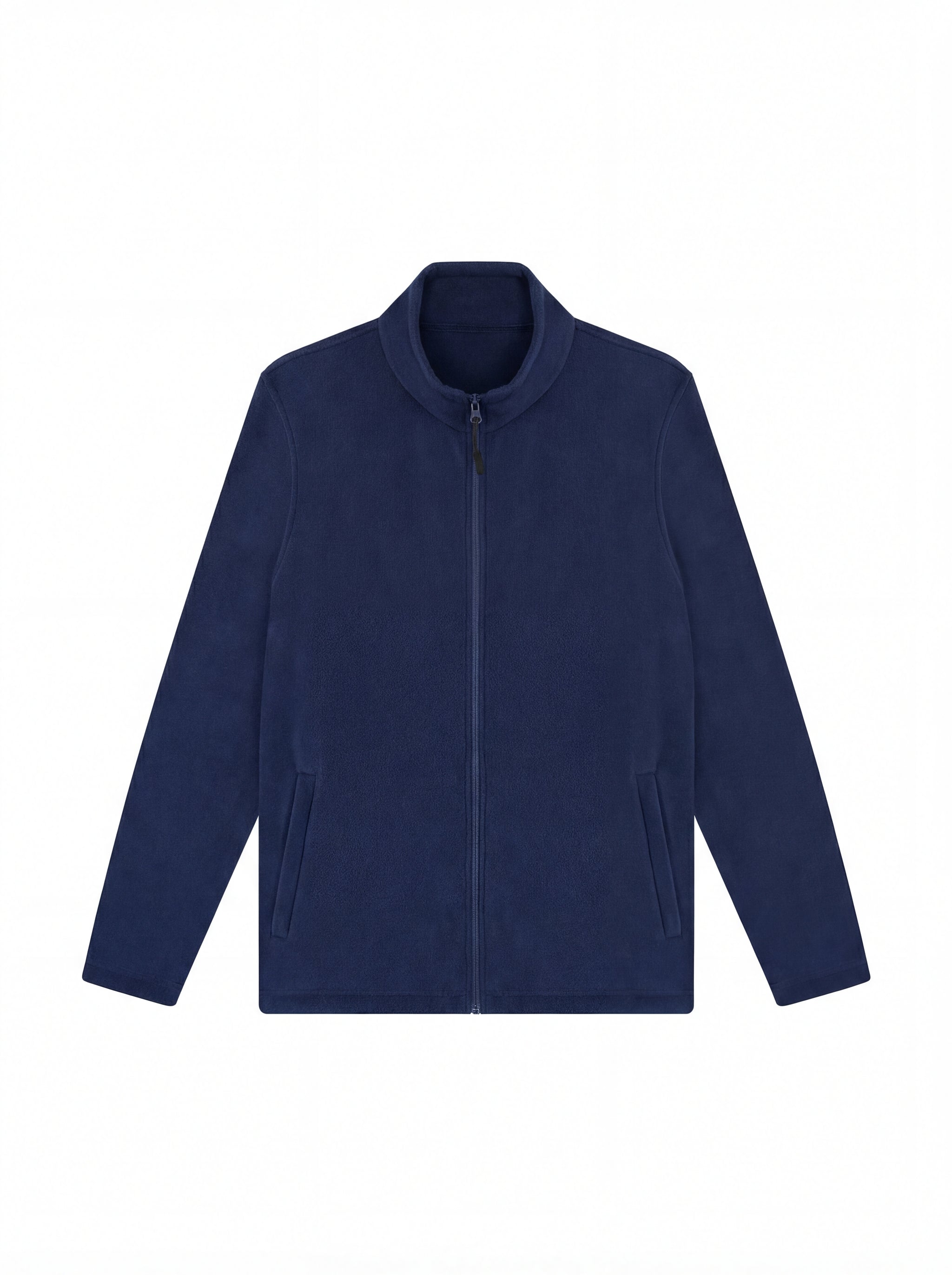 Lightweight Full Zip Microfleece Jacket - Navy