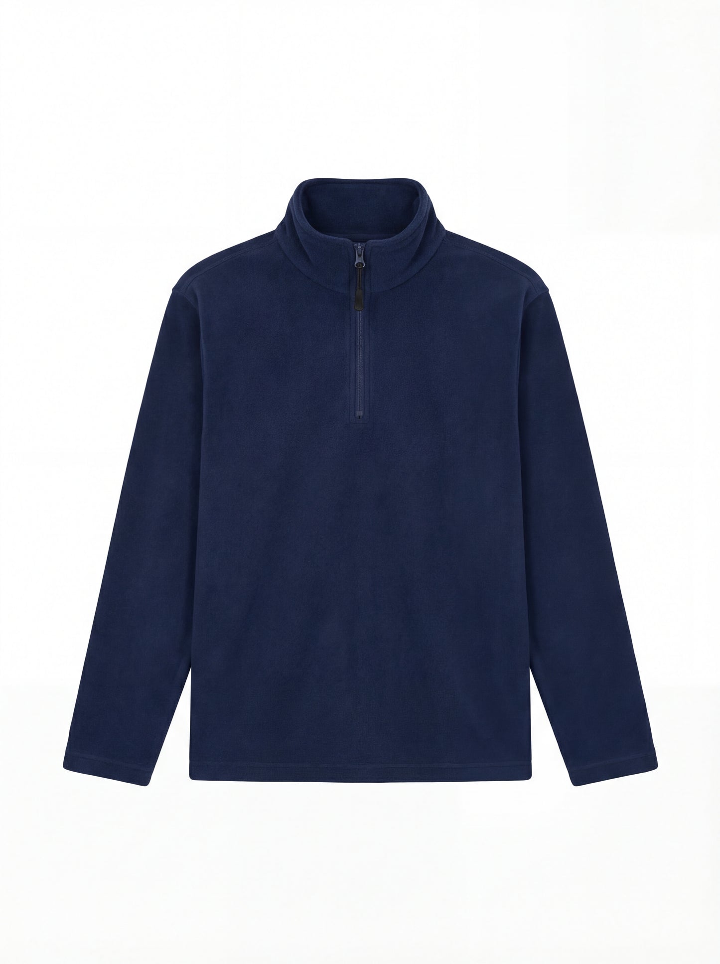 Lightweight Quarter Zip Microfleece Jacket - Navy