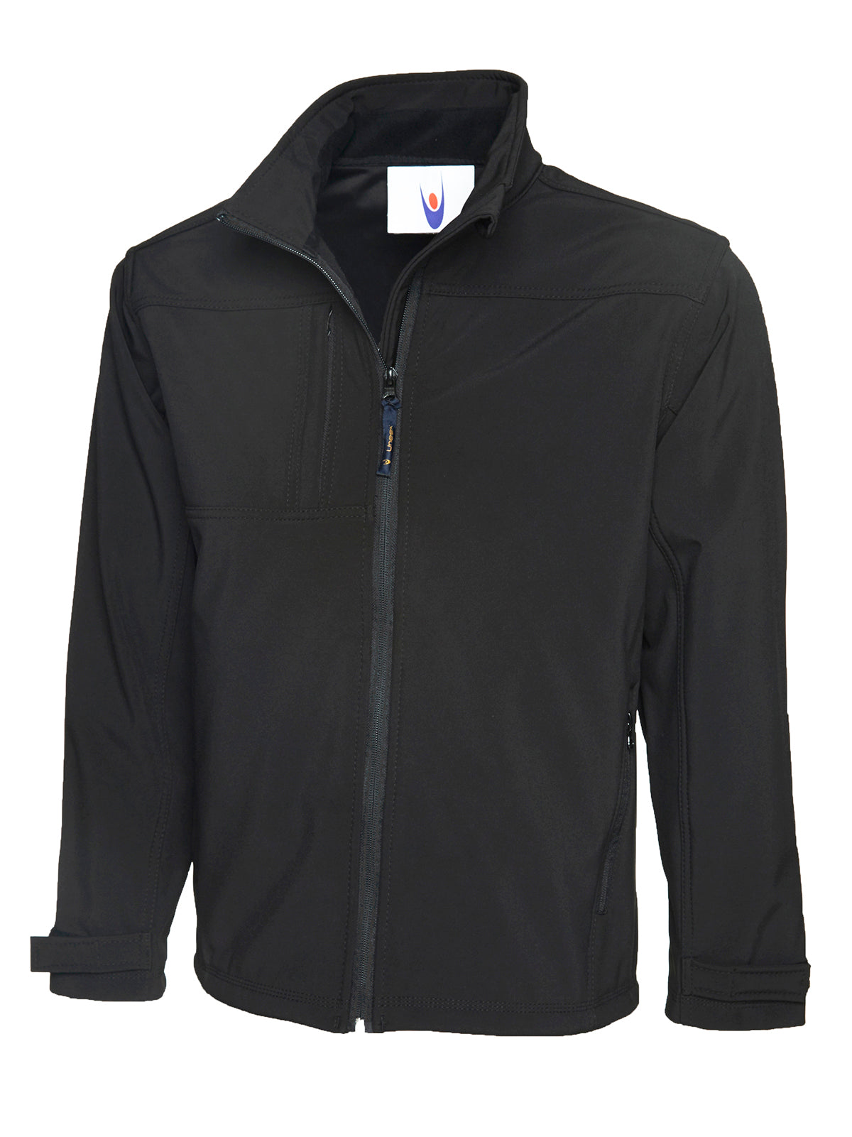Deluxe Full Zip Soft Shell Jacket - Black