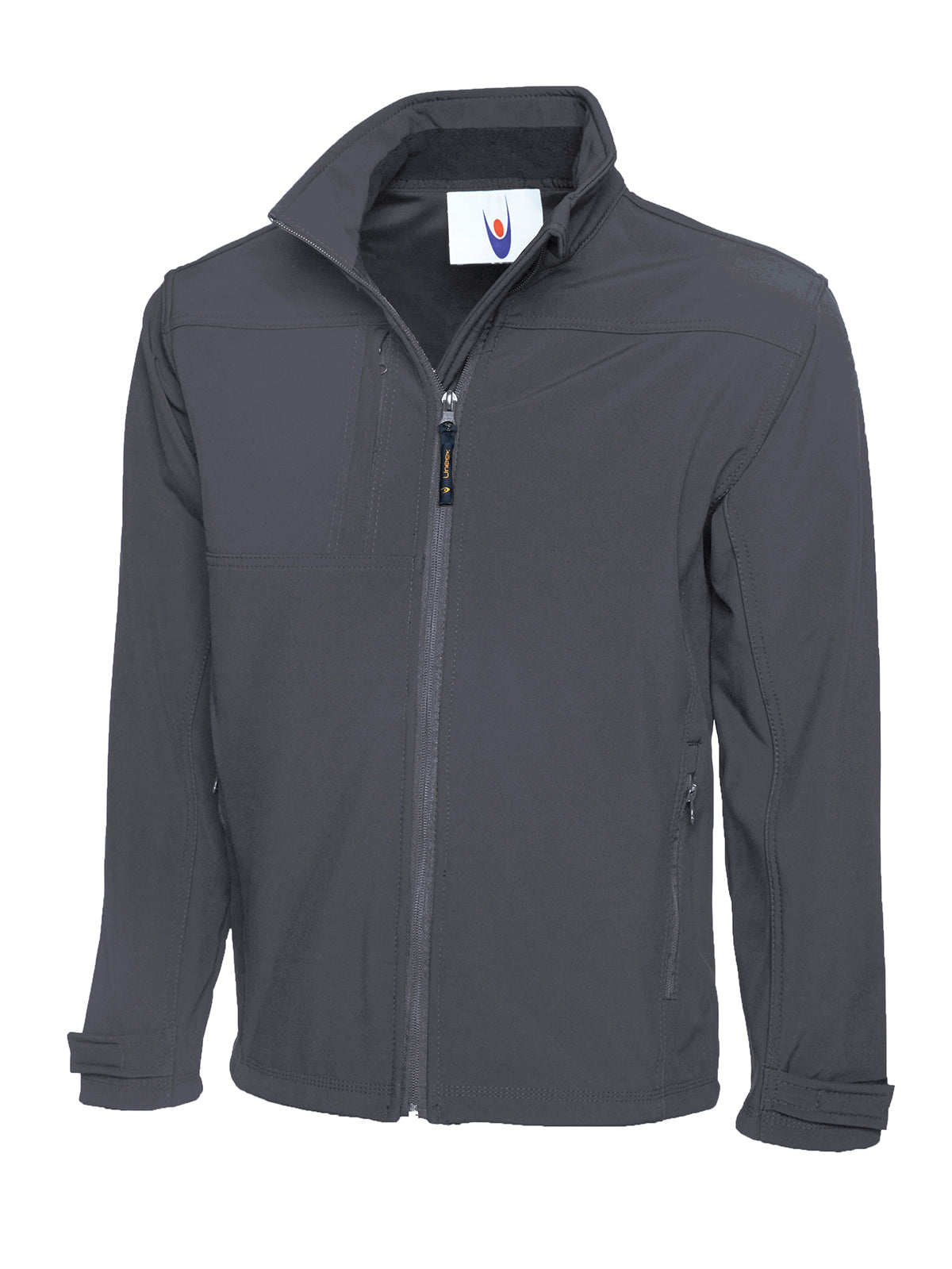 Deluxe Full Zip Soft Shell Jacket - Light Grey