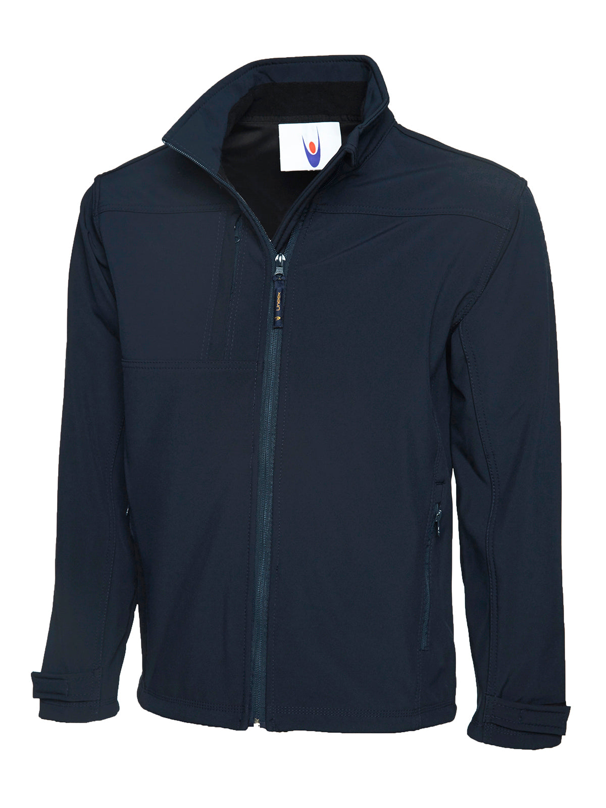 Deluxe Full Zip Soft Shell Jacket - Navy