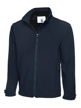 Deluxe Full Zip Soft Shell Jacket - Navy
