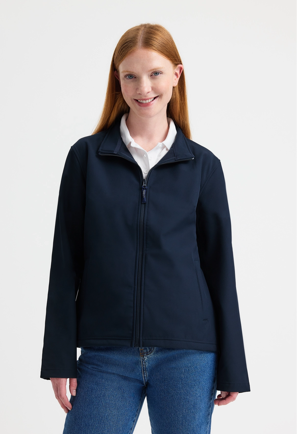 Ladies Classic Full Zip Soft Shell Jacket - Black