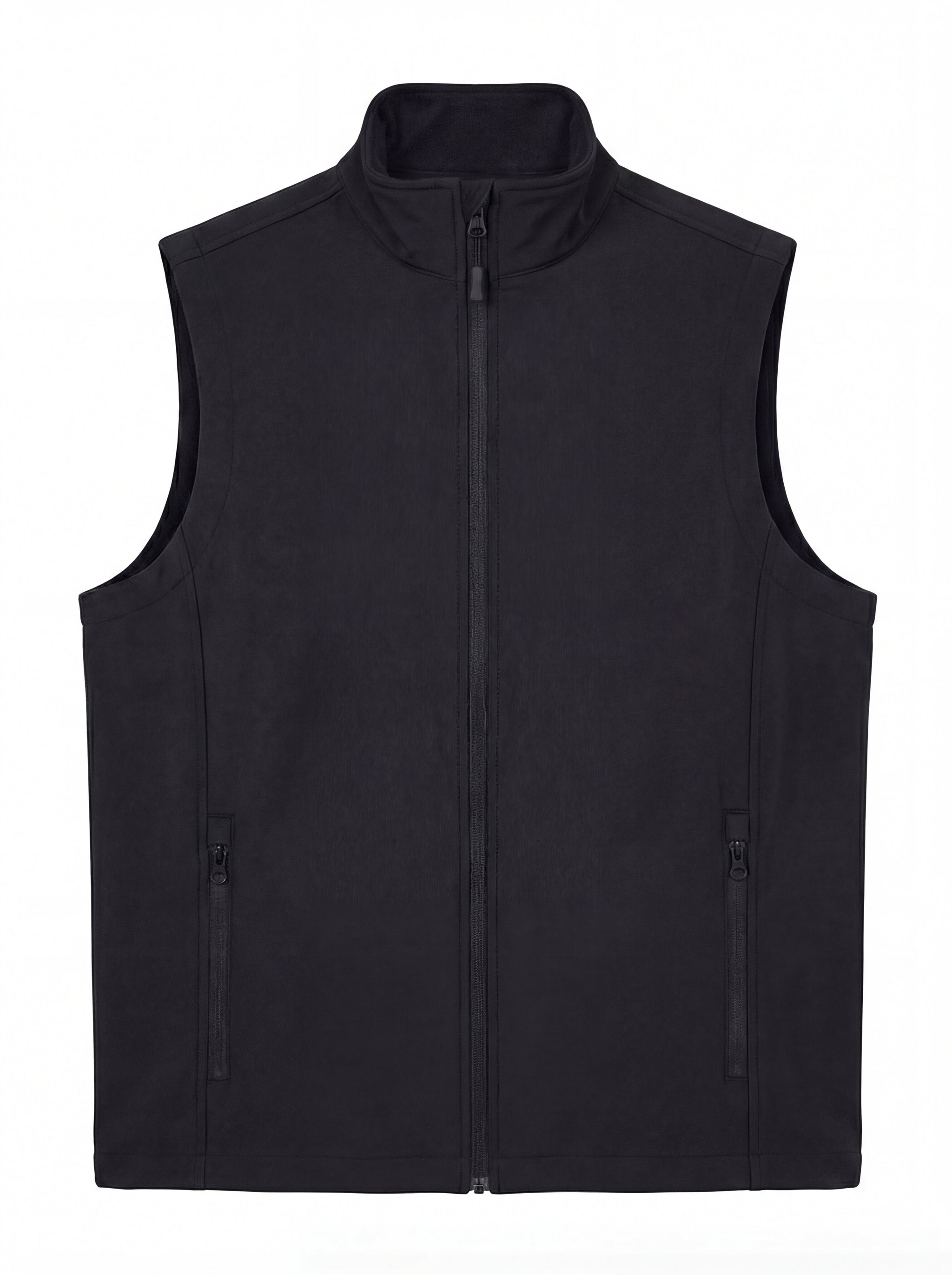 Ladies Printable Softshell Gilet - Black/Black