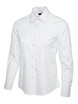 Ladies Poplin Full Sleeve Shirt - White