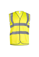 Hi Vis Safety Waistcoat - Yellow