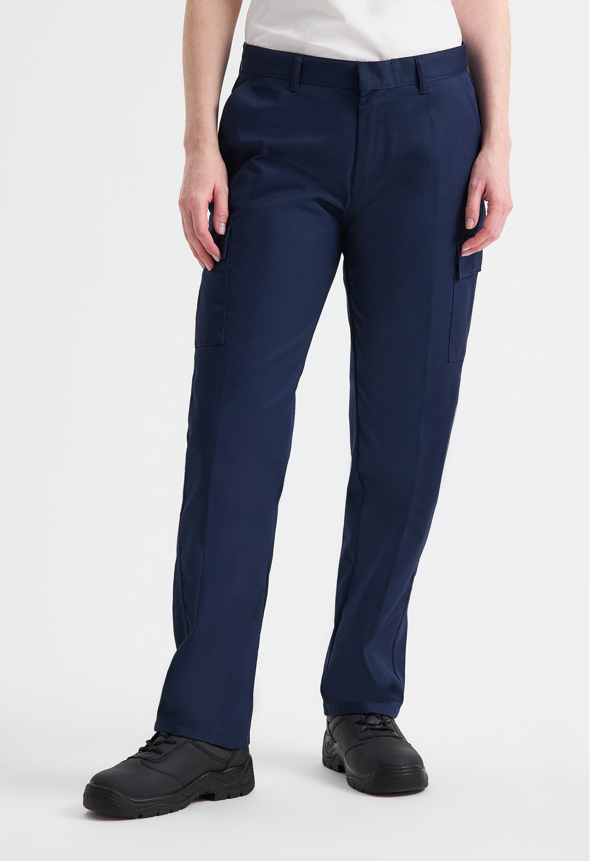 Ladies Cargo Trousers - Black