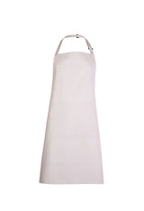 Bib Apron with Pocket - Natural
