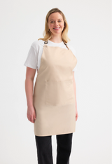 Bib Apron with Pocket - Bottle Green