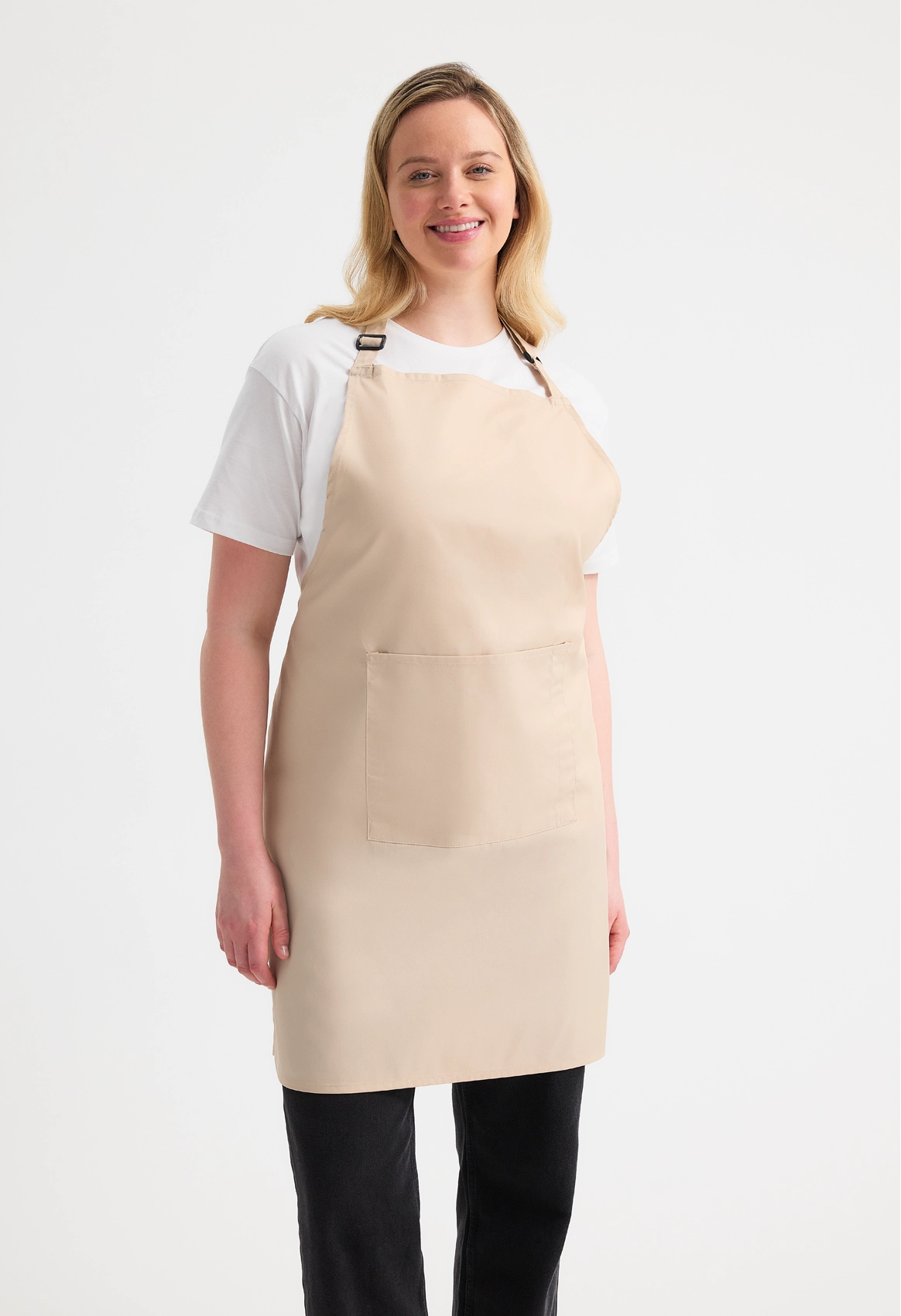 Bib Apron with Pocket - Bottle Green