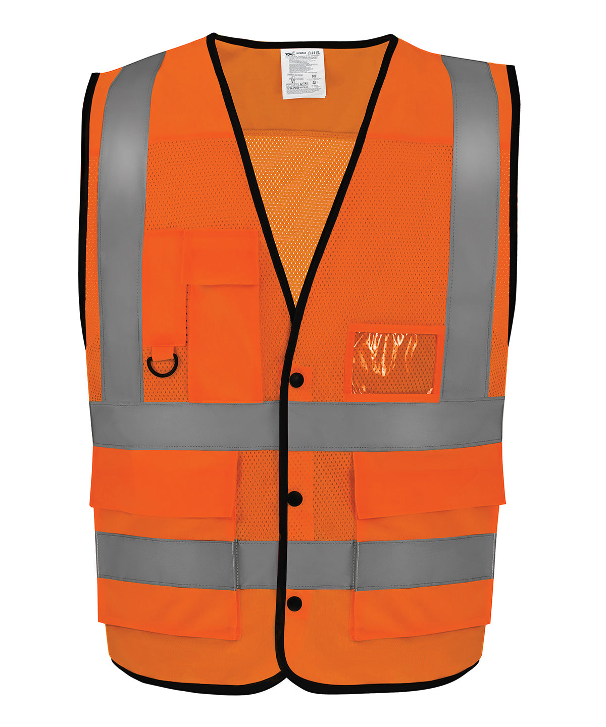 Hi-vis superior open mesh button waistcoat (HVW860)