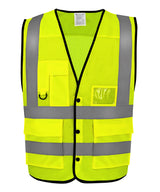 Hi-vis superior open mesh button waistcoat (HVW860)