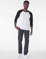 Canvas Unisex 3/4 Sleeve Baseball Tee