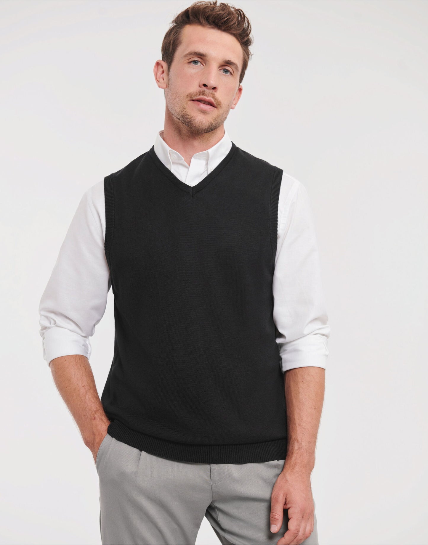 V-Neck Sleeveless Knitted Pullover