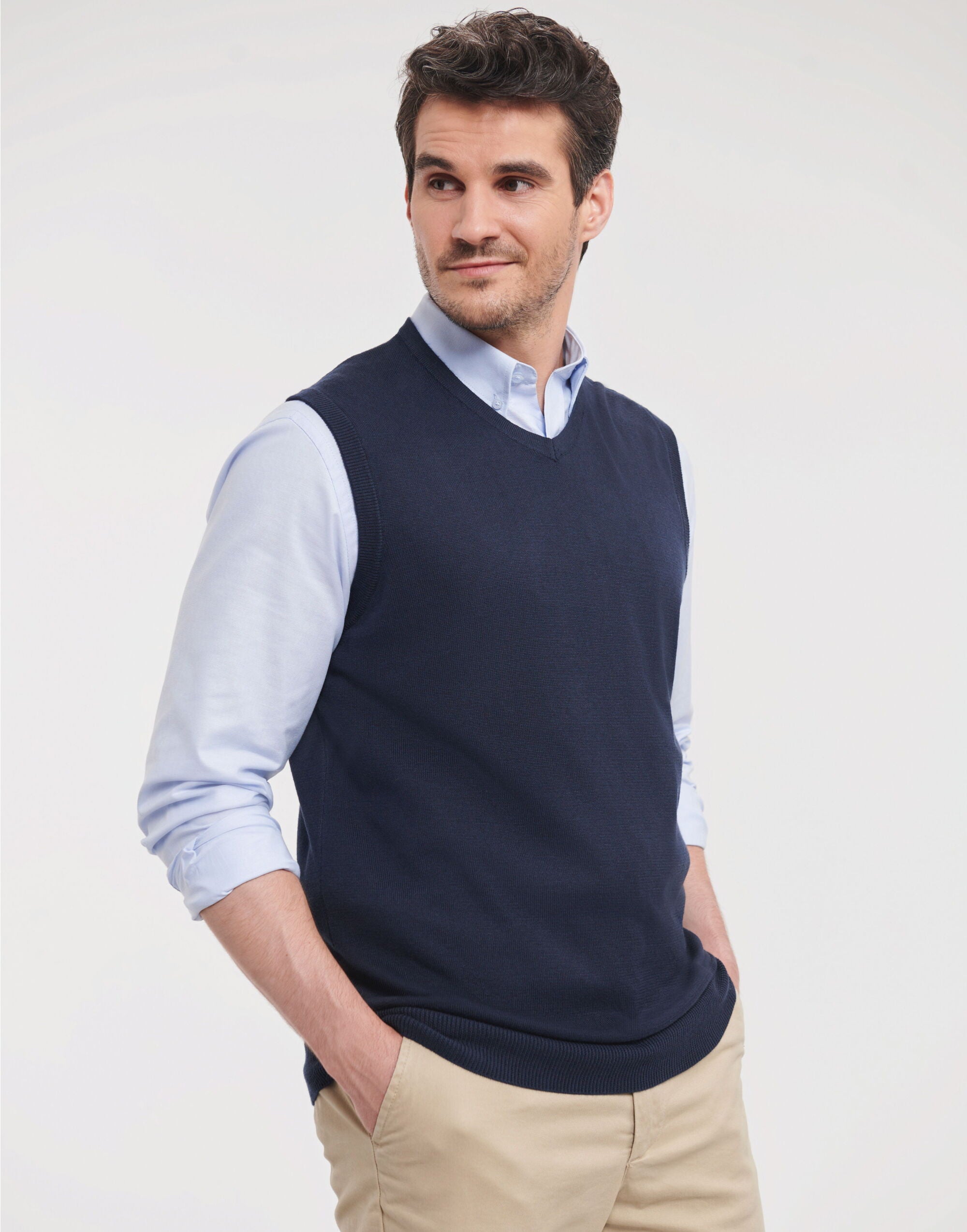 V-Neck Sleeveless Knitted Pullover