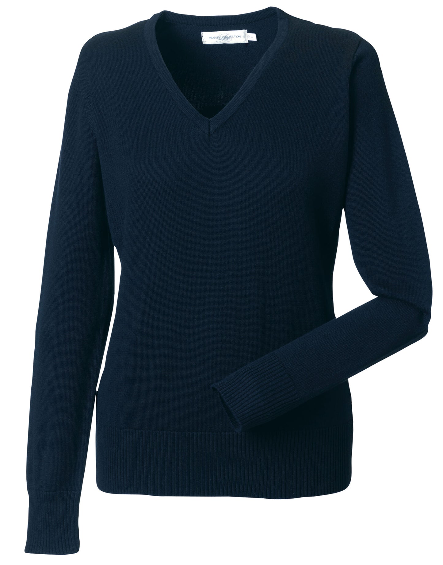 Ladies' V-Neck Knitted Pullover