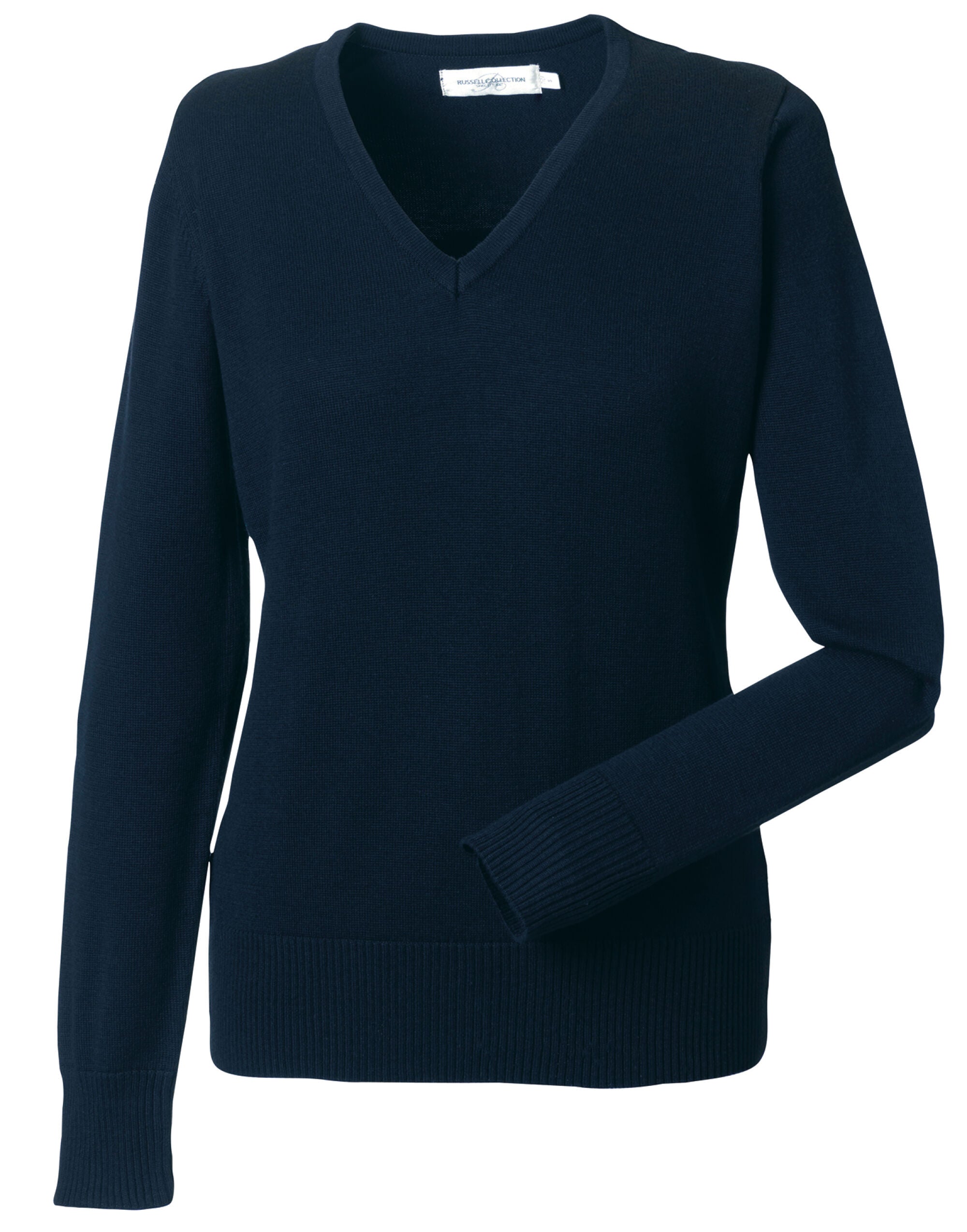 Ladies' V-Neck Knitted Pullover
