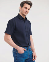 Men's Short Sleeve Classic Polycotton Poplin Shirt